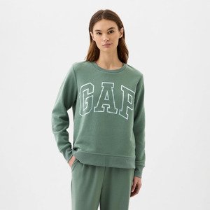 GAP Logo Sweatshirt Laurel Wreath Green 17-6