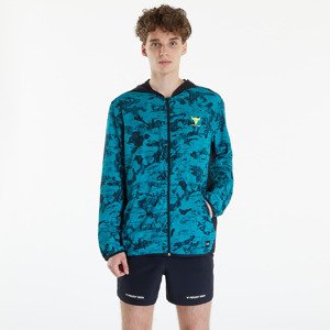 Bunda Under Armour Project Rock Iso Tide Hybrid Jacket Hydro Teal/ Black/ High-Vis Yellow S