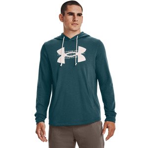 Mikina Under Armour Rival Terry Logo Hoodie Tourmaline Teal M