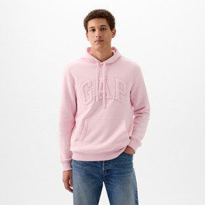 GAP Pullover Puff Logo Hoodie Light Peony