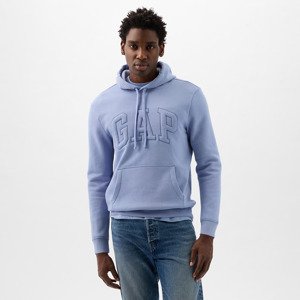 GAP Pullover Puff Logo Hoodie Distant Blue