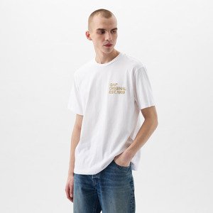 GAP Graphic Logo Tee New Off White Opt4