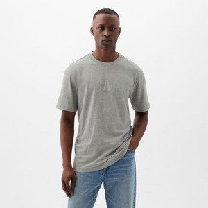 Tričko GAP Logo Tee B10 Grey Heather XL