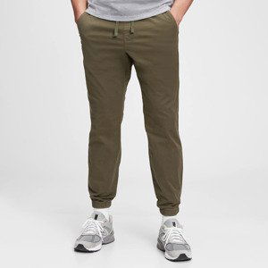 Kalhoty GAP Jogger Pants Black Moss M