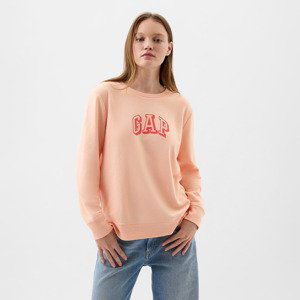 Mikina GAP Logo Sweatshirt Peach Parfait 14-1219 XXS