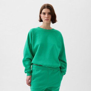 Mikina GAP Raglan Pullover Crewneck Logo Sweatshirt Simply Green 17-5936 S
