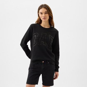 Mikina GAP Logo Sweatshirt True Black V2 S