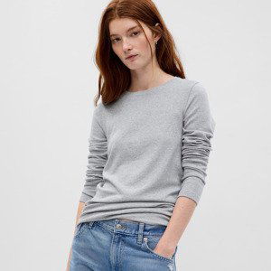 GAP Longsleeve Crewneck Modal Top Grey