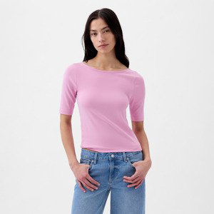 Top GAP Elbow Sleeve Modal Ballet Back Top Sugar Pink S