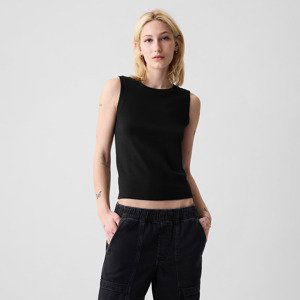 GAP Sleeveless Modal Shell Black