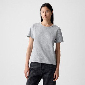 Tričko GAP Basic Tee Heather Grey S