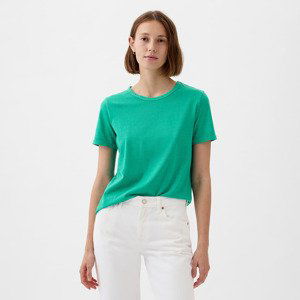 Tričko GAP Crewneck Tee Simply Green 16-5936 M