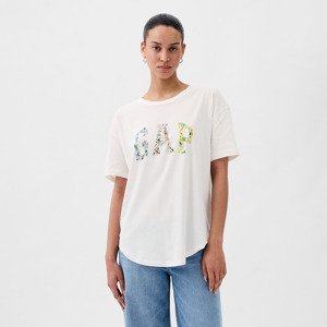 GAP Logo Boyfriend Tee New Off White