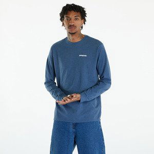 Patagonia M's L/S P-6 Logo Responsibili-Tee Utility Blue