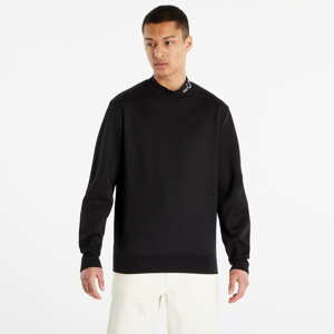 Mikina FRED PERRY Branded Collar Sweatshirt Black