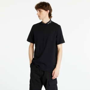 Tričko s krátkým rukávem FRED PERRY Branded Collar T-Shirt Black