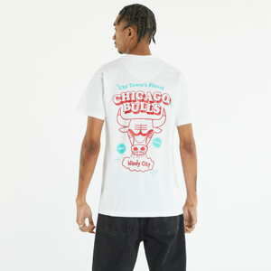 Mitchell & Ness NBA Merch Take Out Tee Chicago Bulls White