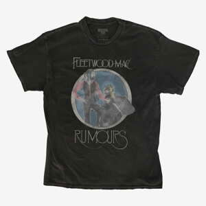 Queens Revival Tee - Distressed Rumours Album Art Unisex T-Shirt Black