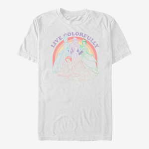 Queens Disney Princesses - Rainbow Princess Unisex T-Shirt White