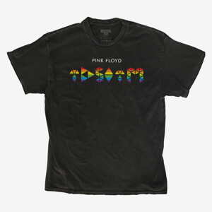 Queens Revival Tee - Pink Floyd TDSOTM Rainbow Unisex T-Shirt Black