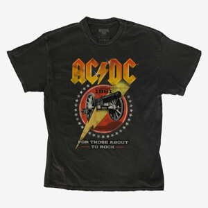 Queens Revival Tee - ACDC For Those About To Rock 1981 Unisex T-Shirt Black