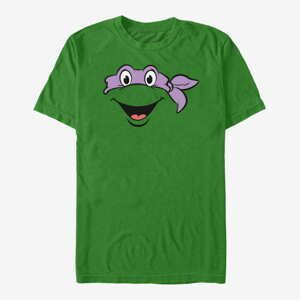 Queens Nickelodeon Teenage Mutant Ninja Turtles - Don Big Face Unisex T-Shirt Kelly Green