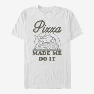 Queens Nickelodeon Teenage Mutant Ninja Turtles - PIZZA MADE ME DO IT Unisex T-Shirt White