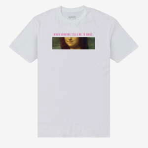 Queens Park Agencies - APOH Da Vinci Smile Mona Unisex T-Shirt White