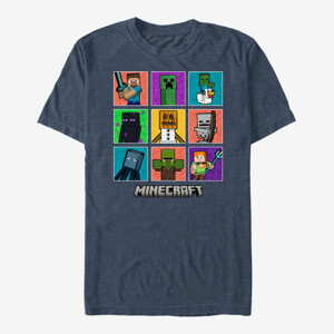 Queens Minecraft - 9 CHARACTER BOXUP Unisex T-Shirt Vintage Heather Navy