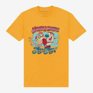 Queens Park Agencies - Ren & Stimpy Joy Joy Unisex T-Shirt Yellow