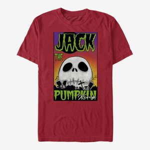 Queens Disney Nightmare Before Christmas - JACK BIG SKULL Unisex T-Shirt Brick Red