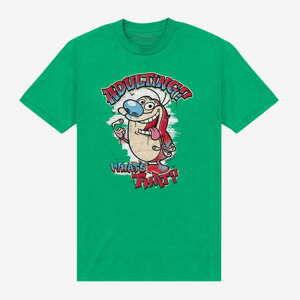 Queens Park Agencies - Ren & Stimpy Adulting Unisex T-Shirt Irish Green