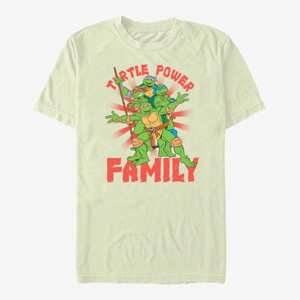 Queens Nickelodeon Teenage Mutant Ninja Turtles - Turtle Power Family Unisex T-Shirt Natural
