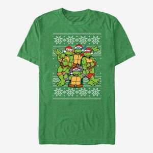 Queens Nickelodeon Teenage Mutant Ninja Turtles - Ugly On Top Unisex T-Shirt Retro Heather Green