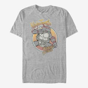 Queens Nickelodeon Teenage Mutant Ninja Turtles - Turtle Warrior Unisex T-Shirt Heather Grey