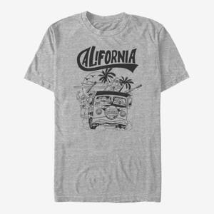 Queens Nickelodeon Teenage Mutant Ninja Turtles - CALIFORNIA Unisex T-Shirt Heather Grey