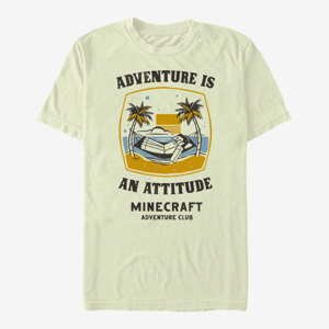 Queens Minecraft - Steve Beach Adventure Unisex T-Shirt Natural