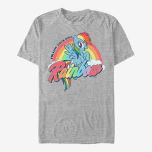 Queens Hasbro Vault My Little Pony - Rainbow Unisex T-Shirt Heather Grey