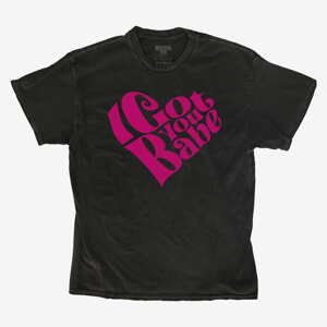 Queens Revival Tee - Sonny & Cher I Got You Babe Unisex T-Shirt Black