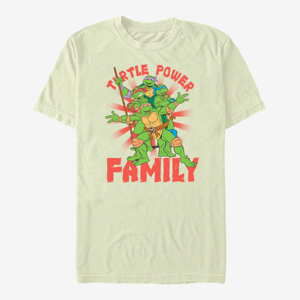 Queens Nickelodeon Teenage Mutant Ninja Turtles - Turtle Power Family Unisex T-Shirt Natural