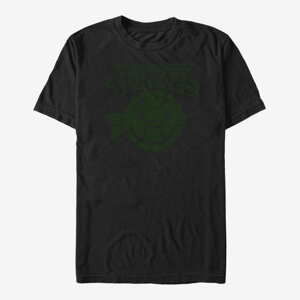 Queens Nickelodeon Teenage Mutant Ninja Turtles - Turtle Stamped Unisex T-Shirt Black