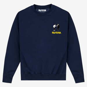 Queens Pulp Fiction - Pulp Fiction Vince & Mia Unisex Sweatshirt Navy