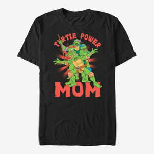 Queens Nickelodeon Teenage Mutant Ninja Turtles - Turtle Power Mom Unisex T-Shirt Black