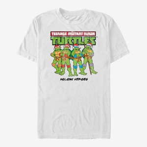 Queens Nickelodeon Teenage Mutant Ninja Turtles - Christmas Logo Unisex T-Shirt White