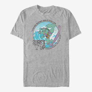 Queens Nickelodeon Teenage Mutant Ninja Turtles - Don Surf Unisex T-Shirt Heather Grey