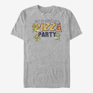 Queens Nickelodeon Teenage Mutant Ninja Turtles - Partay P Unisex T-Shirt Heather Grey