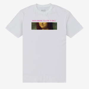 Queens Park Agencies - APOH Da Vinci Smile Mona Unisex T-Shirt White