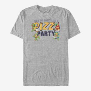 Queens Nickelodeon Teenage Mutant Ninja Turtles - Partay P Unisex T-Shirt Heather Grey