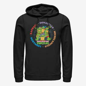 Queens Paramount Teenage Mutant Ninja Turtles - Rounded Ninjas Unisex Hoodie Black