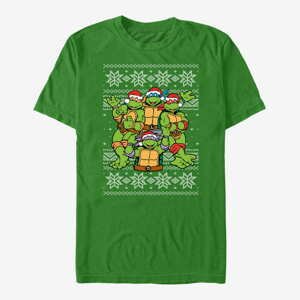 Queens Nickelodeon Teenage Mutant Ninja Turtles - Ugly On Top Unisex T-Shirt Kelly Green